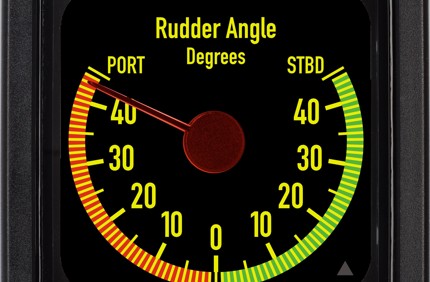 4 XL 96 (Black Scale Hanging Pointer Rudder Angle Front)