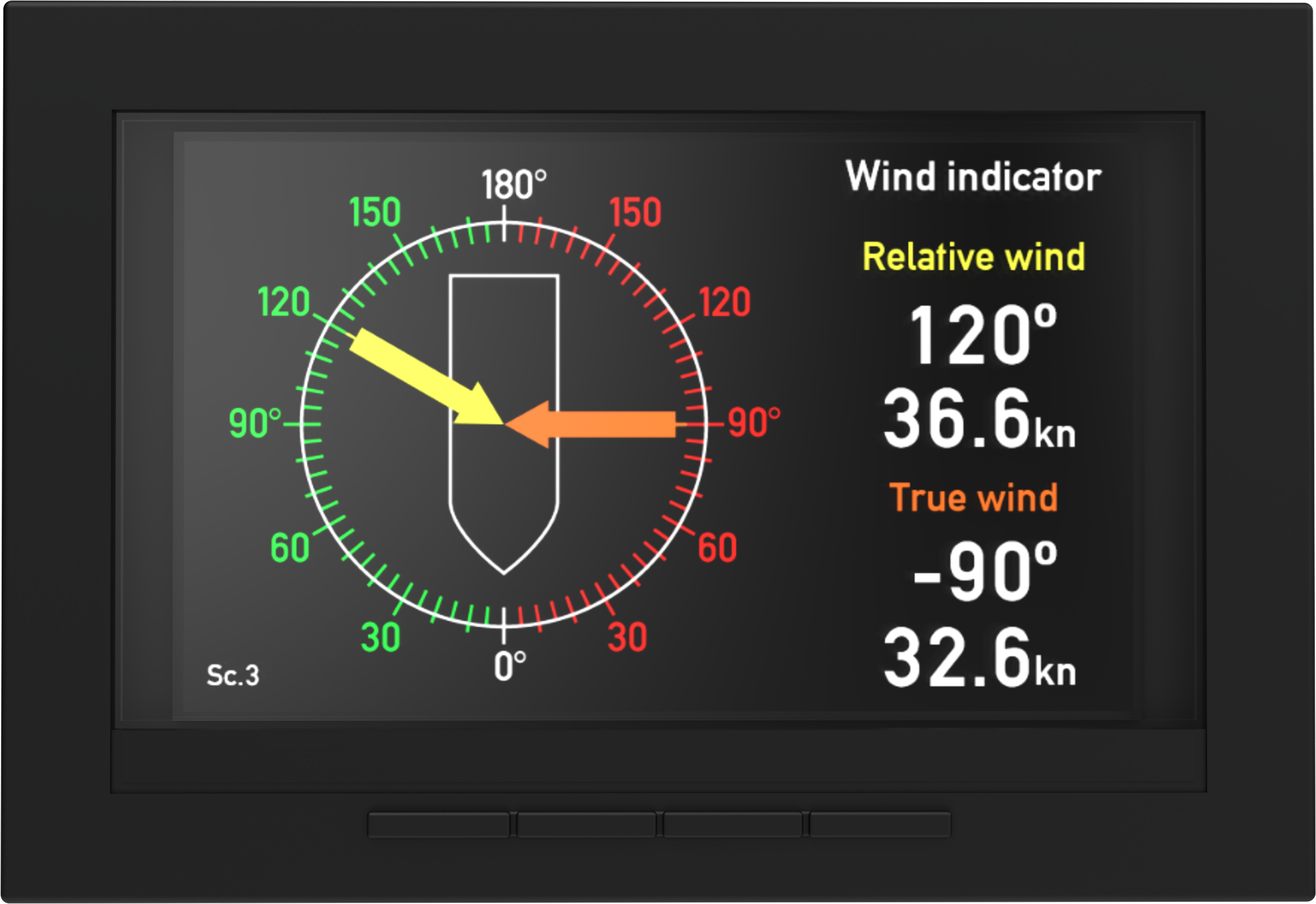 Wind Flow Check Instrument Bridge instruments for wind and weather monitoring