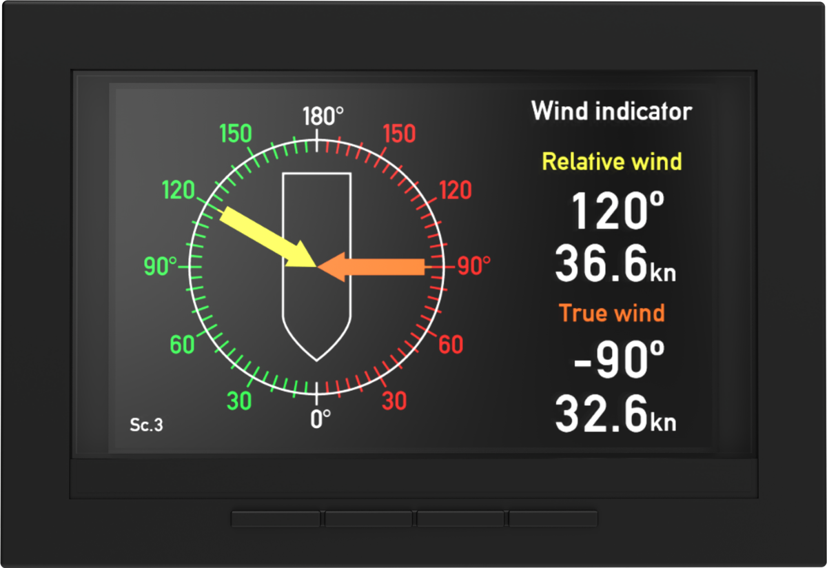 Wind Scale Device Bridge instruments for wind and weather monitoring